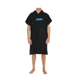 FCS TOWEL BLACK/BLUE (PONCHO)